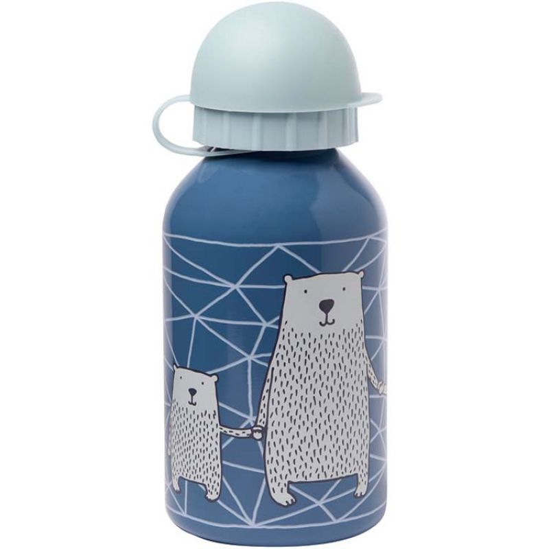 Gourde en inox embout sport ours polaire (350 ml) Sigikid