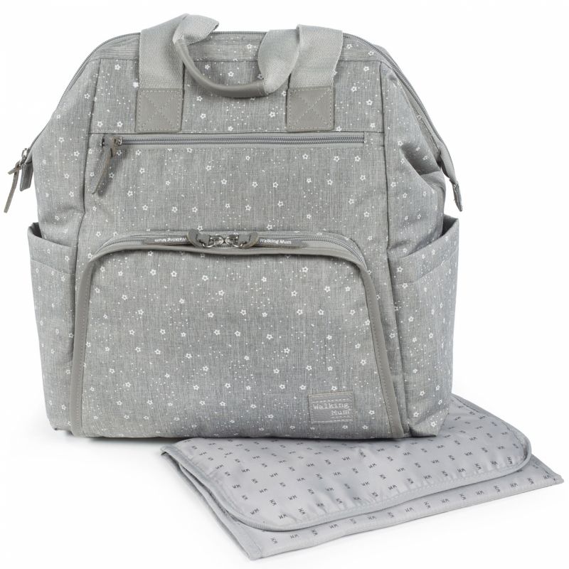 Sac à dos à langer Dreamer gris Walking Mum