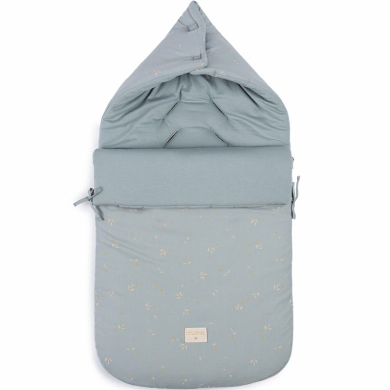 Nid d'ange passe sangle Passegiata Willow Soft Blue (90 cm) Nobodinoz