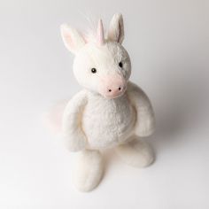 Peluche Bashful Licorne (18 cm)