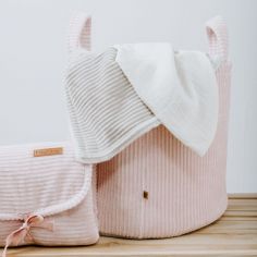 Panier de rangement Sense rose (38 cm)