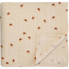Maxi lange en coton Butterflies (120 x 120 cm) - Mushie