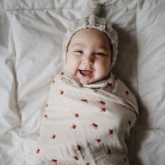 Maxi lange en coton Butterflies (120 x 120 cm)