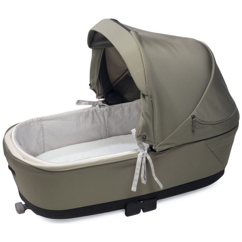 Housse de nacelle avec tiges et Drap housse pour nacelle Little Bloom Vichy Gris Pasito a pasito Produit 3