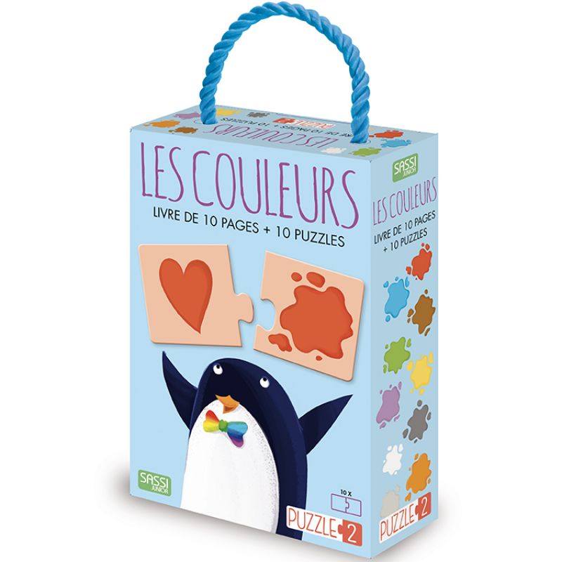 Livre et puzzle Les couleurs Sassi Junior