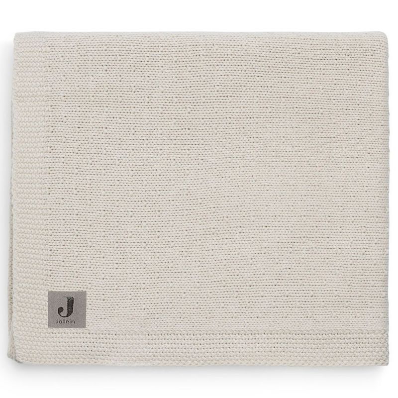 Couverture tricotée Bliss Knit Nougat (100 x 150 cm) Jollein