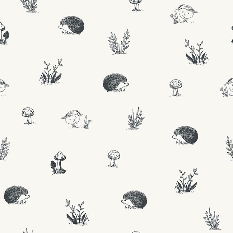 Papier peint motif animaux forêt (10 m) Lilipinso