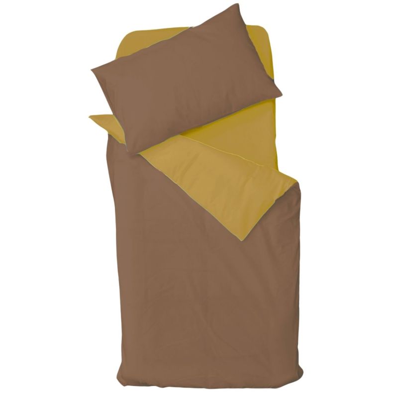 Parure de lit Moutarde-Brun (100 x 140 cm) Mon P'tit Dodo Produit 1