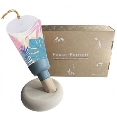 Coffret lampe nomade 5 en 1 - Tropical Mood - Bleu Glacier Maison Polochon