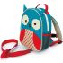 Sac à dos bébé Zoo hibou bleu avec dragonne - Skip Hop Sac à dos bébé Zoo hibou bleu avec dragonne - Skip Hop
