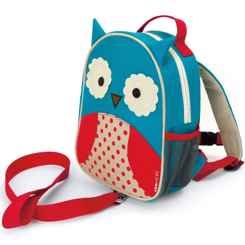Sac à dos bébé Zoo hibou bleu avec dragonne Skip Hop