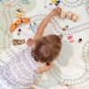 Sac à jouets 2 en 1 Print Trainmap  par Play&Go