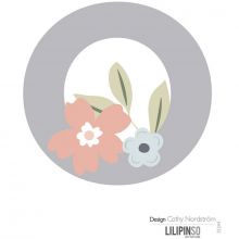 Lettre adhésive Bloom O  par Lilipinso