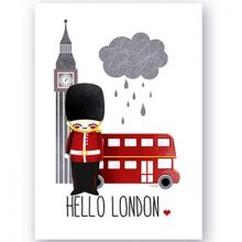 Affiche A3 Voyage Londres  par Kanzilue