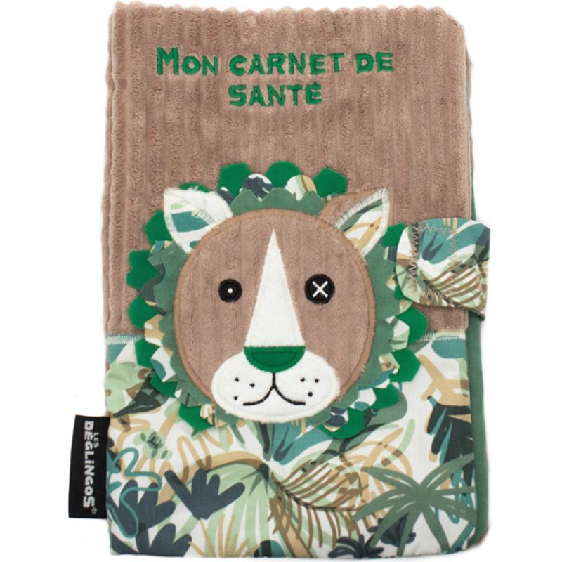 Protège carnet de santé Jélékros le Lion Les Déglingos