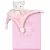 Variation Rose du produit Doudou Les Chouchoux Chat blanc (20 cm) de la marque Doudou et Compagnie