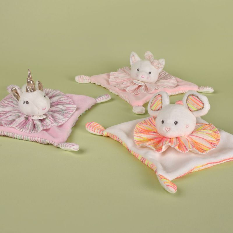 Doudou Les Chouchoux Chat blanc (20 cm) Doudou et Compagnie Ambiance 5