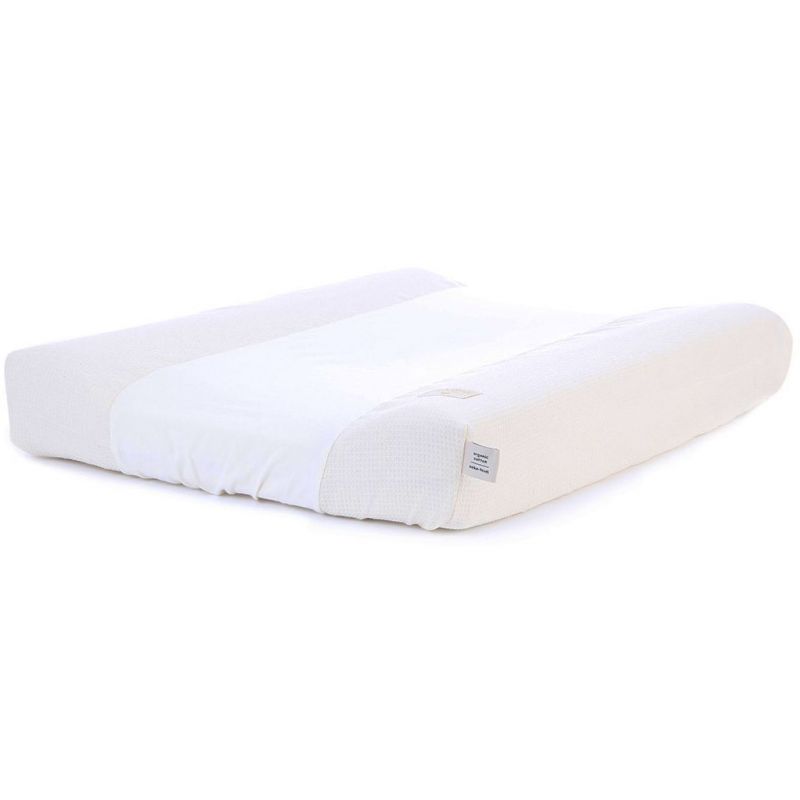Housse de matelas à langer Calma Nid d'abeille coton bio Natural (50 x 70 cm) Nobodinoz
