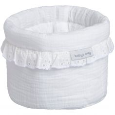 Panier de toilette Calm blanc (20 x 20 cm) - Baby's Only