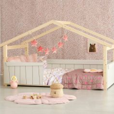 Lit cabane Star Light 2 finition laquée (coloris au choix)