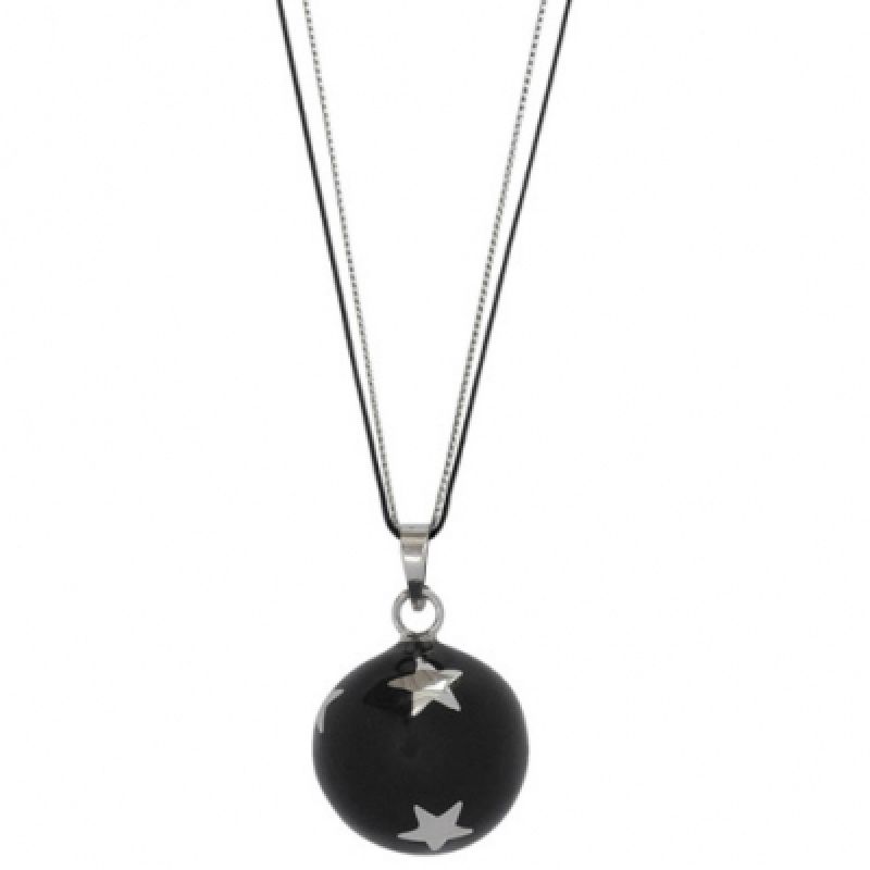 Bola sur cordon Romee Color (argent 925° et résine) Nativee