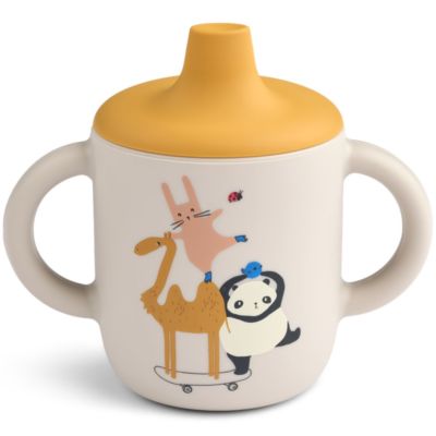 Tasse à bec en silicone Neil Around the world Liewood