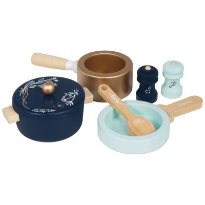 Ensemble de casseroles et poëles en bois FSC