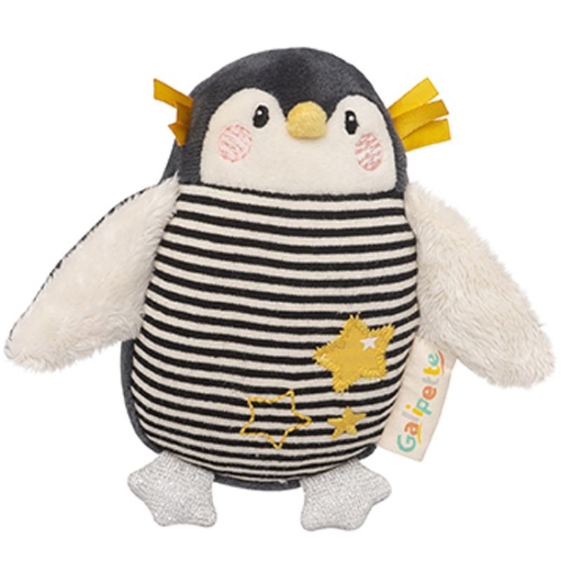 Hochet peluche Petit Pingouin Les Nanouks (11 cm) Galipette