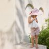 Chapeau anti-UV Embroidery Anglaise Pink (6-12 mois) Elodie Details Ambiance 2