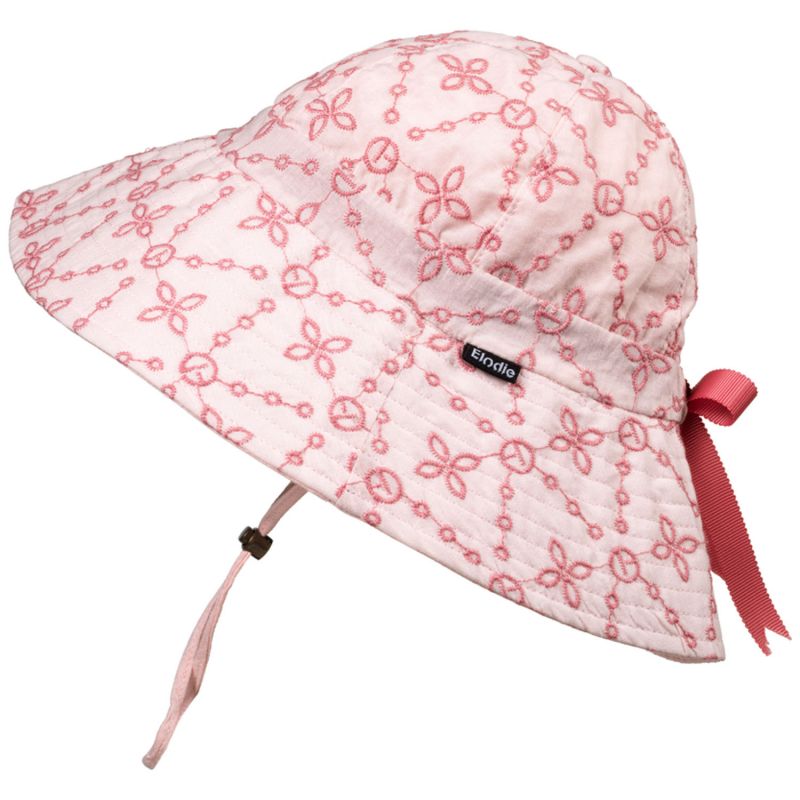Chapeau anti-UV Embroidery Anglaise Pink (6-12 mois) Elodie Details Produit 1