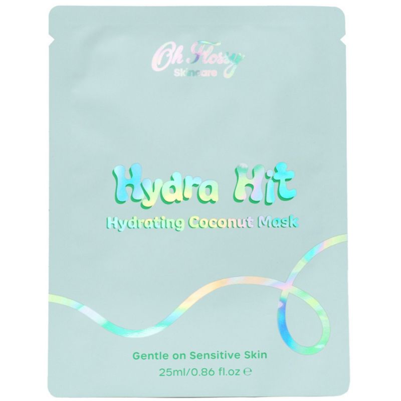 Masque hydratant pour adolescent à la noix de Coco Hydra Hit Oh Flossy Packaging 1
