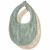 Variation Vert d'eau, écru du produit Lot de 2 bavoirs en mousseline Roman Green-Fog de la marque Mushie