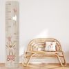 Toise en bois Lapin doudou rose Charlie et Suzie Ambiance 2