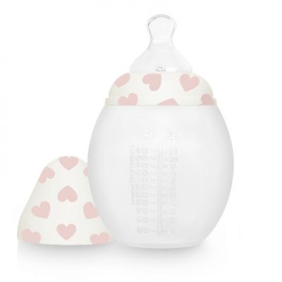 Biberon anti-colique en silicone Full of Love Pink (330 ml) Elhée