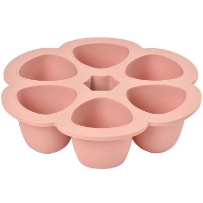Moule de congélation multi portions silicone rose (6 x 150 ml)