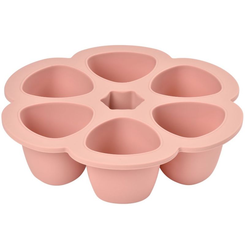 Moule de congélation multi portions silicone rose (6 x 150 ml) Béaba