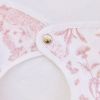 Bavoir enduit Toile de Jouy rose thé Tartine et Chocolat Ambiance 5