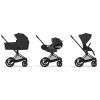 Duo PRIAM 2026 Poussette tout-terrain avec nacelle pliable et Châssis Matt Black Sepia Black Cybex Produit 3