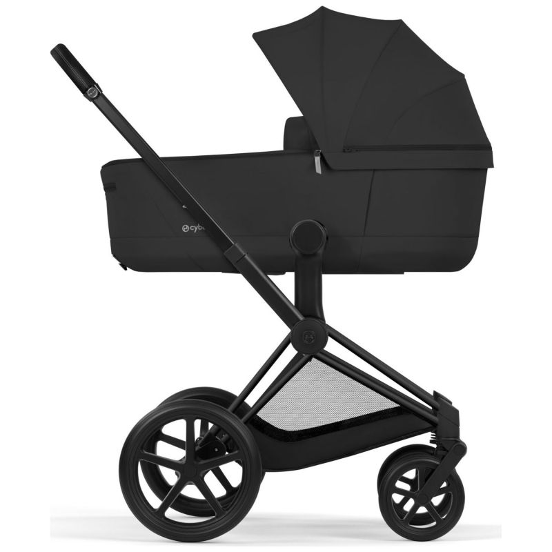 Duo PRIAM 2026 Poussette tout-terrain avec nacelle pliable et Châssis Matt Black Sepia Black Cybex Produit 7