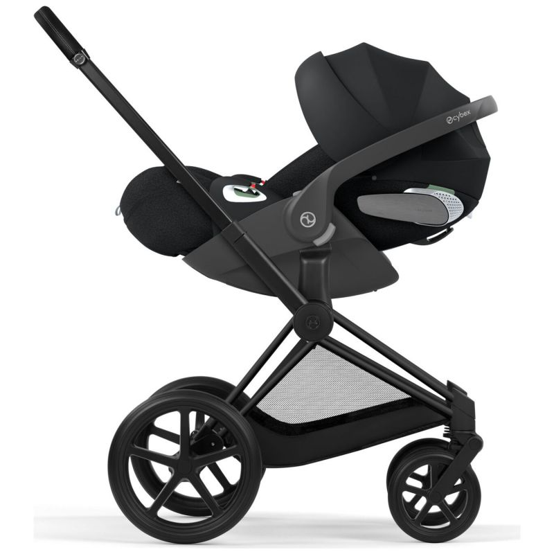 Duo PRIAM 2026 Poussette tout-terrain avec nacelle pliable et Châssis Matt Black Sepia Black Cybex Produit 8