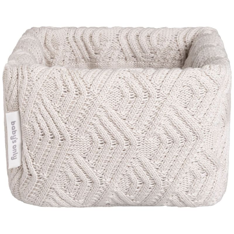 Panier de toilette Sierra Warm Linen (18 x 18 cm) Baby's Only Produit 1