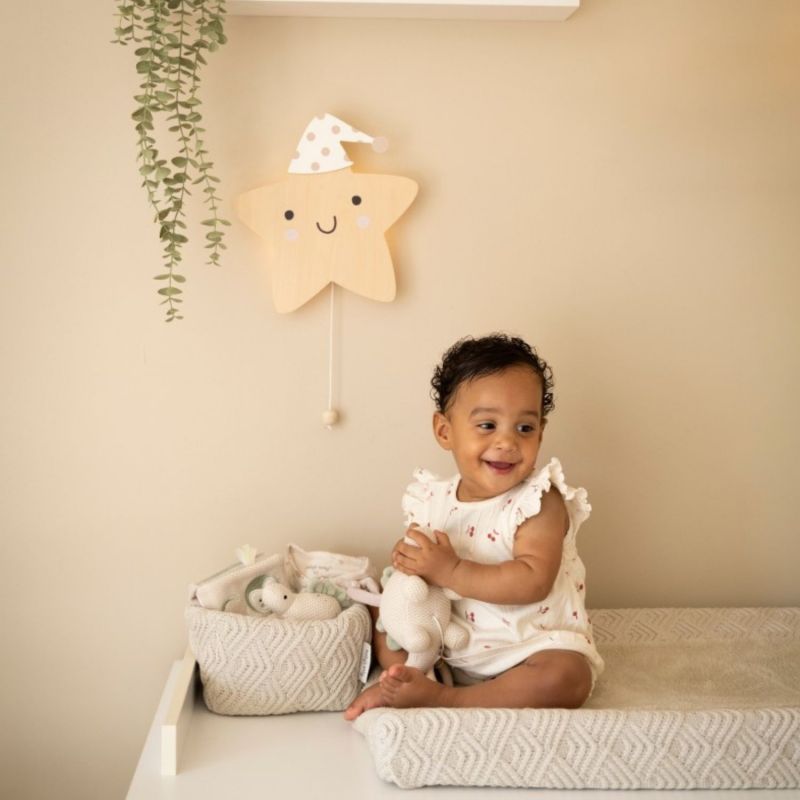 Panier de toilette Sierra Warm Linen (18 x 18 cm) Baby's Only Ambiance 2