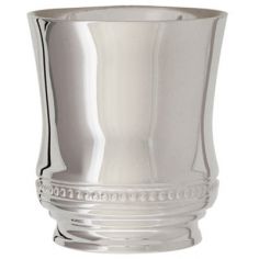 Timbale Perles personnalisable (métal argenté) dans son coffret - Daniel Crégut