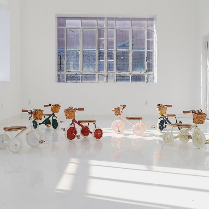 Tricycle Vintage bleu marine Banwood Ambiance 2