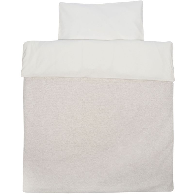 Housse de couette et taie pour lit bébé Sand Beige (110 x 140 cm) Trixie