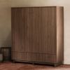 Armoire XL 3 portes Kyo Walnut Quax Ambiance 2