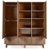 Armoire XL 3 portes Kyo Walnut Quax Produit ouvert 4