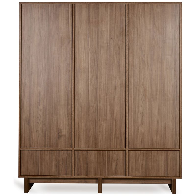 Armoire XL 3 portes Kyo Walnut Quax Produit 1