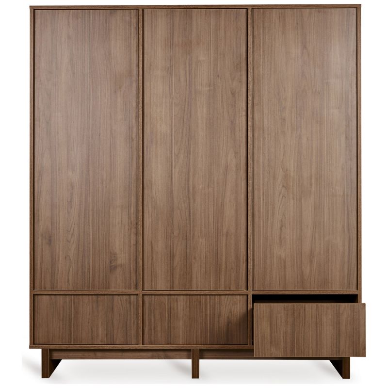 Armoire XL 3 portes Kyo Walnut Quax Produit 3