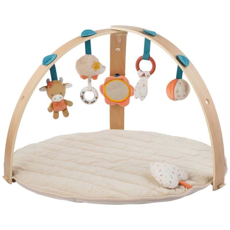 Tapis d'éveil avec arches en bois Mila, Zoé et Lana Nattou Produit 1